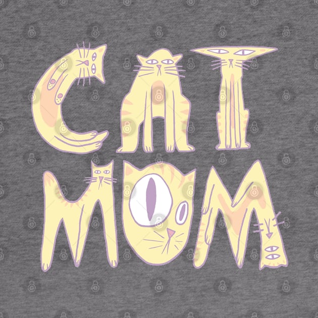 CAT MOM by jleonardart